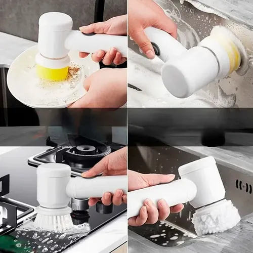 Cepillo M11 Limpiador 5 En 1 Giratorio Cocina Usb M-brush - Imagen 8
