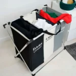 Cesto canasto triple plegable para ropa sucia de hogar lau3 - Image 2