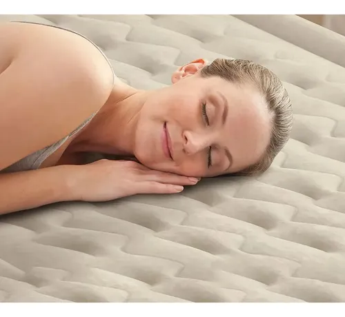 Colchón inflable de 1 plaza con inflador - Image 16