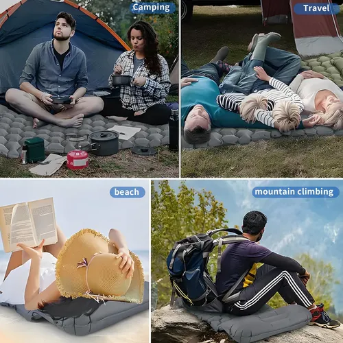 Colchón inflable para camping de inflado rápido Ys24 - Image 41