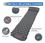 Colchón inflable para camping de inflado rápido Ys24 - Image 23
