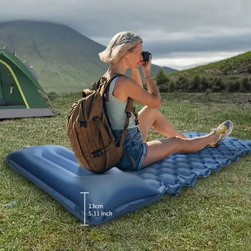Colchón inflable para camping de inflado rápido Ys24 - Image 20