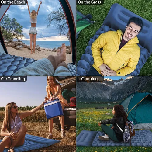 Colchón inflable para camping de inflado rápido Ys24 - Image 17