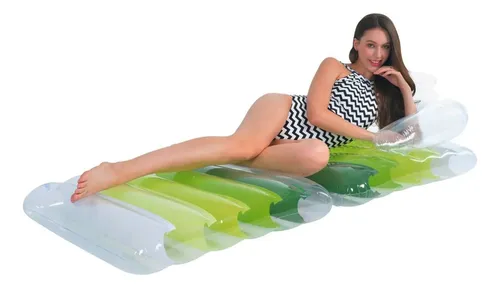 Colchoneta flotador sillón inflable 2 en 1 plegable 22905 - Imagen 2