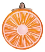 Colchoneta inflable naranja para pileta 18949