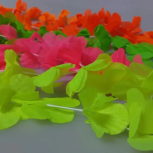Collares Hawaianos X 12 Fiestas Eventos Cotillon Yjo417 - Imagen 3