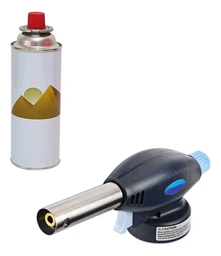 Combo 2 Mini Garrafa Gas Butano + 1 Soplete Flambeador - Image 7