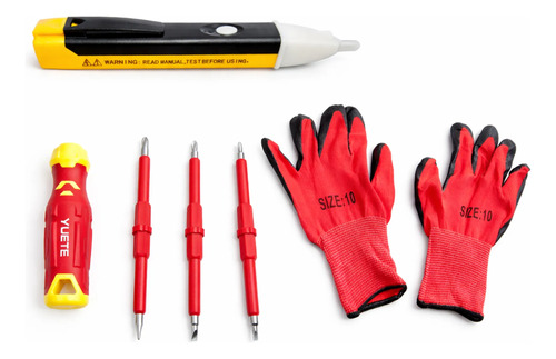 Combo buscapolo destornillador puntas intercambiables y guantes - Image 7