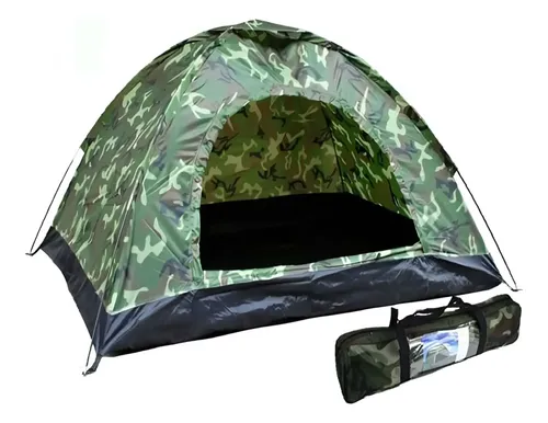 Carpa camuflada 3 personas  Ks-1030 + Colchón Inflado rápido - Image 7