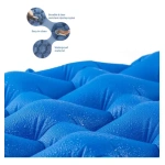 Carpa camuflada 3 personas  Ks-1030 + Colchón Inflado rápido – vista posterior
