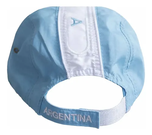 Combo gorra bordada y corneta selección Argentina – zoom detalle