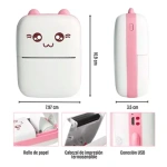 Impresora mini con 5 rollos Dyj-c9 - Imagen 8
