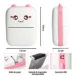 Impresora mini con 5 rollos Dyj-c9 - Image 8