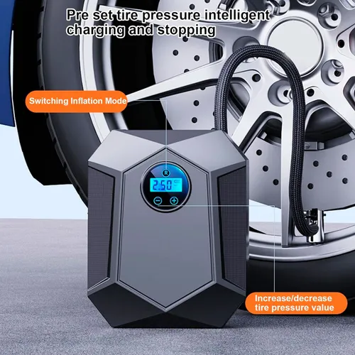 Mini compresor inflador con medidor St5504 - Image 5