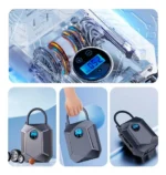 Mini compresor inflador con medidor St5504 - Image 4