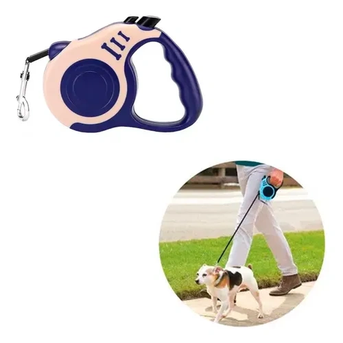 Correa extensible retráctil de 5 mts para perros hasta 30kgs Rd325