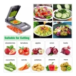 Colador Cortador Ajustable De Verduras 8 Cuchillas 14 En 1 - Image 4