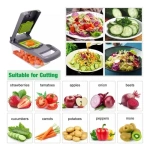 Colador Cortador Ajustable De Verduras 8 Cuchillas 14 En 1 - Image 7