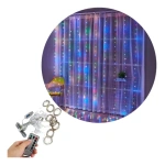Cortina luces LED multicolor USB con control 3x2 Mts - Image 2