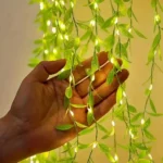 Cortina guirnalda hojas sauce luz solar LED H312ss - Image 3