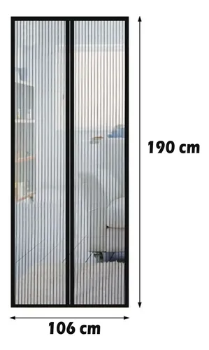 Cortina mosquitero magnética puerta anti insectos - Image 4