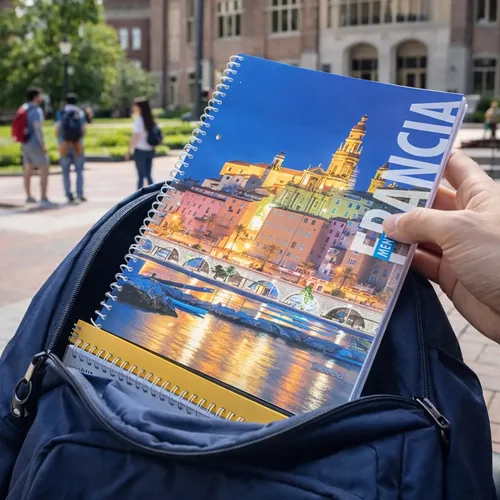 Cuaderno A4 espiral diseño paisajes de costa países Asa739 - Image 7