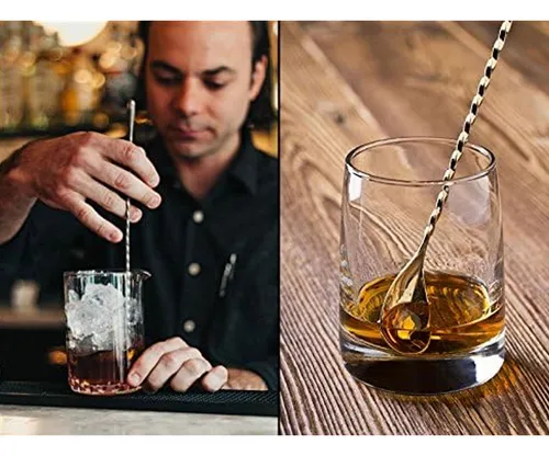 Cuchara coctelera de barman para tragos Mt09473 - Image 6