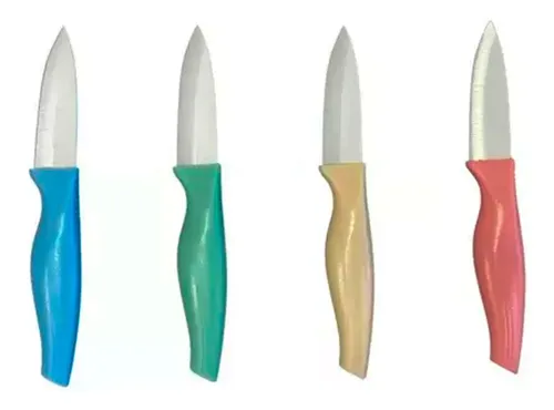 Cuchillo Ceramica Mango Silicona 18cm Porcelana Cocina - Image 5