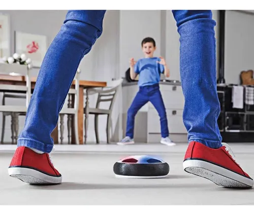 Disco Pelota De Futbol Flotadora Luminosa A Pilas Tipo Tejo - Imagen 8