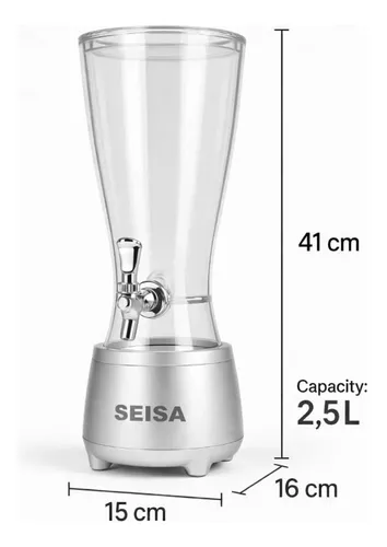 Dispenser chopera cerveza parlante LED 2.5 litros Yx-s9866 - Image 6
