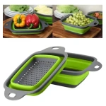 Escurridor Plegable Colador Silicona Frutas Verduras - Image 21