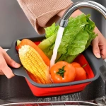 Escurridor Plegable Colador Silicona Frutas Verduras - Image 18