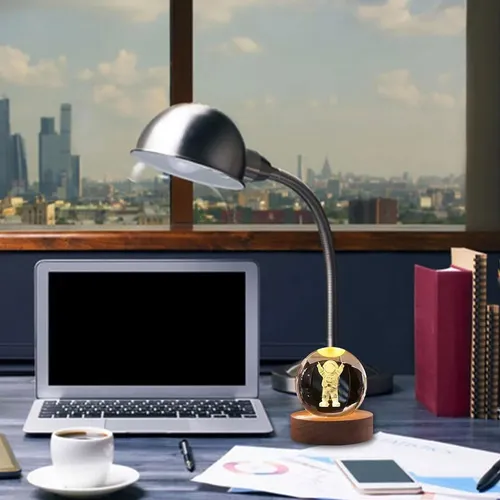 Esfera bola cristal lampara led 3d usb luz noche deco 0601 - Image 123