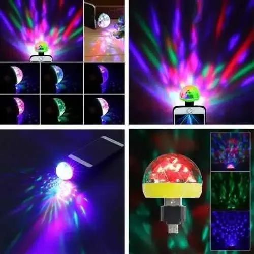 Mini esfera prismática audiorritmica rgb usb/otg - Image 5