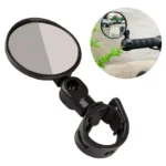 Espejo retrovisor redondo para bicicleta giratorio y ajustable