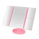 Espejo De Maquillaje Triple Con Luz Led Usb Belleza 241344 - Imagen 20