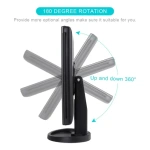 Espejo De Maquillaje Triple Con Luz Led Usb Belleza 241344 - Imagen 17