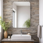 Espejo Rectangular Flexible 90x40cm De Hogar Pared Hw02 Transparente - Image 2