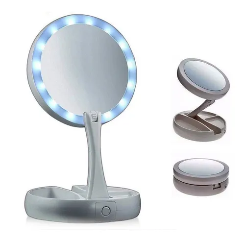 Espejo con luz LED plegable - Image 2