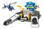Estación juguete policía helicóptero camión 24 piezas 38005 - Image 3