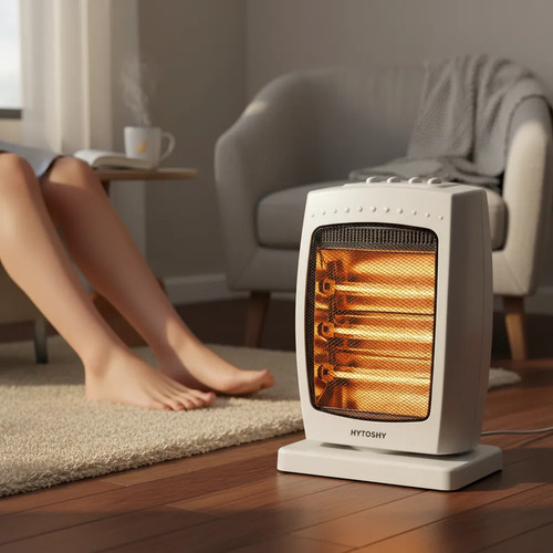 Estufa Halógena Eléctrica Giratoria 1200w 3 Potencias Hy125 - Imagen 4