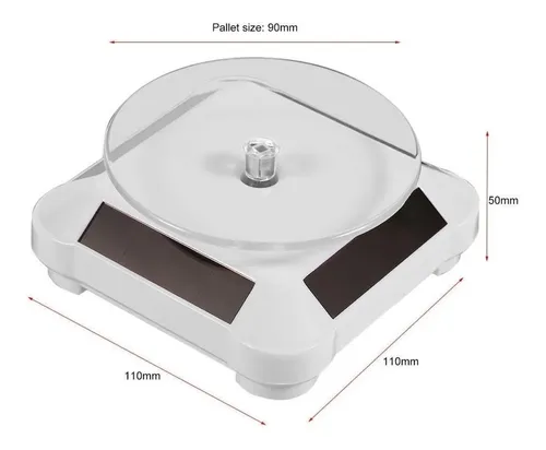 Exhibidor solar giratorio con luz - Image 8