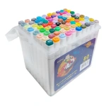 Marcadores X 80 fibrones doble punta