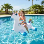 Salvavidas unicornio inflable 35186 - Image 3