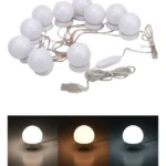 10 Focos led para espejo usb - 4,95 metros