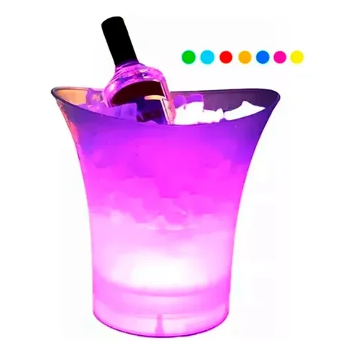 Frapera Hielera Con Parlante Bluetooth Con Luz Rgb Led 14361