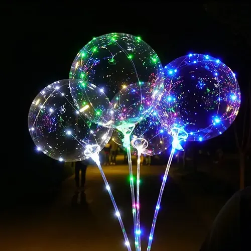 Globo transparente con alambre led rgb - Image 6