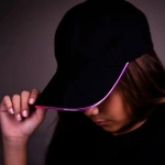 Pack X22 Gorra Led Luminosa Con Visera Neón Cotillón Y771 - Image 2