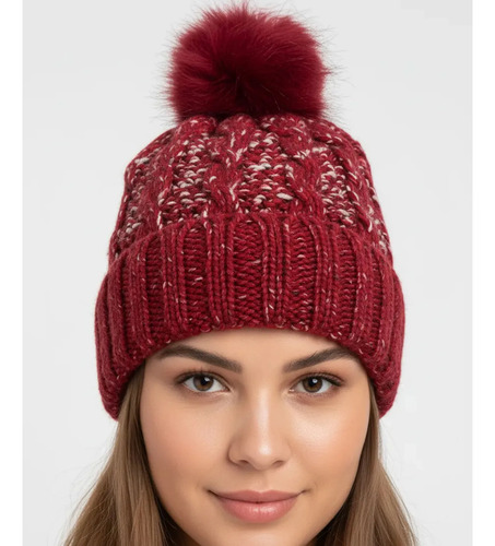 Gorro de lana pompón Hw-058 - Imagen 26