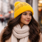Gorro de lana pompón Hw-058 - Imagen 6